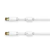 Hama 00205034 Koaxialkabel 1,5 m F-Typ Weiß