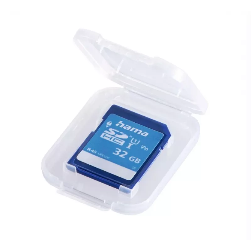 Hama 00095989 Speicherkartenetui 1 Karte Polypropylen (PP) Transparent