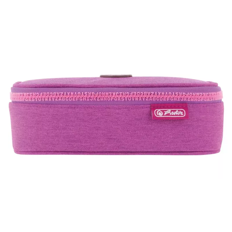 Federmäppchen Herlitz beatBox ABC Soft Polyester Pink Lila 225x120x70mm