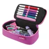 Federmäppchen Herlitz beatBox ABC Soft Polyester Pink Lila 225x120x70mm
