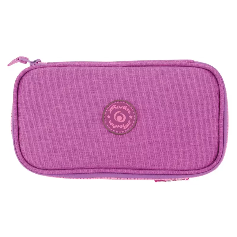 Federmäppchen Herlitz beatBox ABC Soft Polyester Pink Lila 225x120x70mm