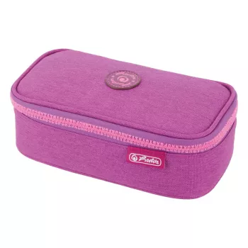 Federmäppchen Herlitz beatBox ABC Soft Polyester Pink Lila 225x120x70mm