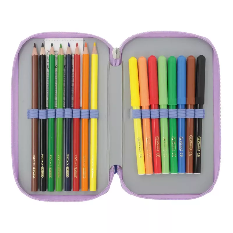 Schreibwaren-Set Herlitz Mystic Mermaid 23-teilig Blau Pink Polyester