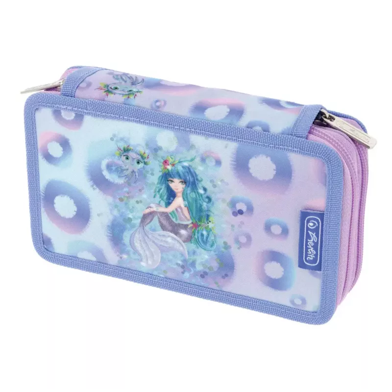 Schreibwaren-Set Herlitz Mystic Mermaid 23-teilig Blau Pink Polyester