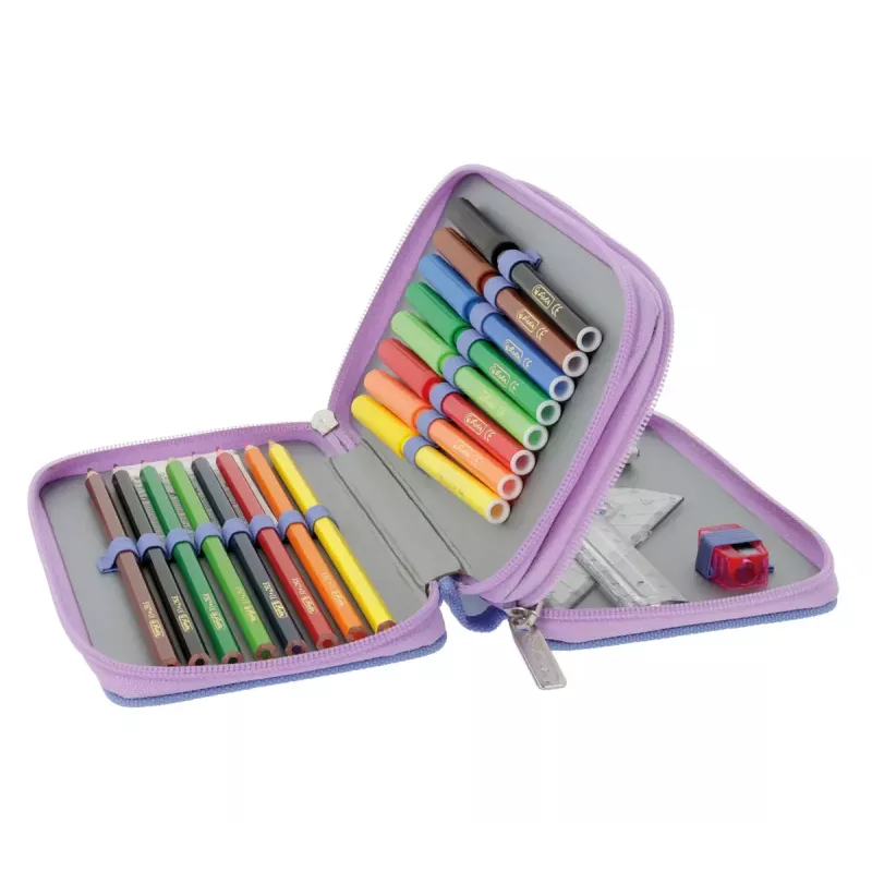 Schreibwaren-Set Herlitz Mystic Mermaid 23-teilig Blau Pink Polyester