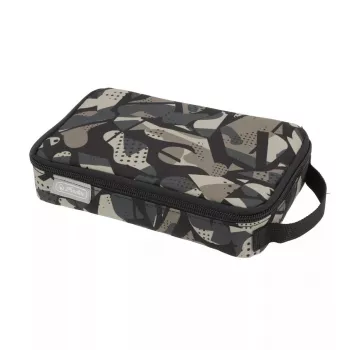 Weiches Federmäppchen Herlitz 2 Go Polyester Grau 210x130x60mm