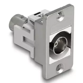 DeLOCK 90880 BNC Buchsenauslass Silber Weiß 50 Ω