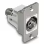 DeLOCK 90882 Steckdose IEC F Silber Weiß 75 Ω