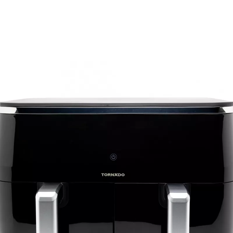 TORNADO TAFT-1000-GS | Doppel-Heißluftfritteuse 9L, Heißluftfritteuse, 9 L, 60 °C, 200 °C, 12 Personen, 540 min