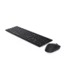 DELL KM5221W Tastatur Maus inklusive Büro RF Wireless US-Englisch Schwarz