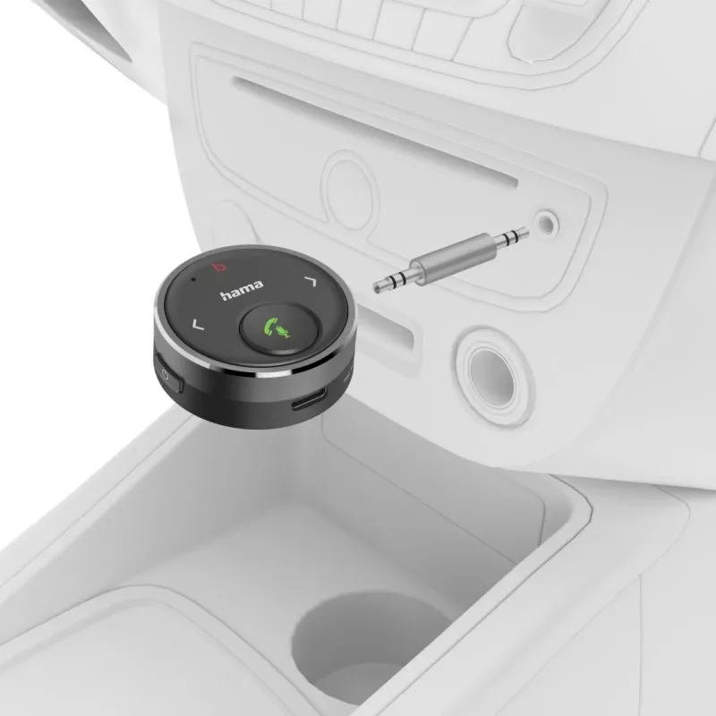 Hama 00014173 Bluetooth-Musikempfänger 7 m Schwarz, Grau, Silber