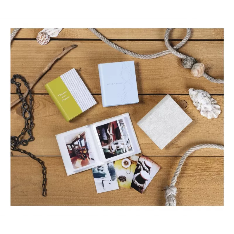 Hama Life Fotoalbum Blau 20 Blätter 5,4 x 8,6 cm
