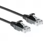ACT Schwarz 5 Meter LSZH U/UTP CAT6 Datacenter Slimline Patchkabel mit RJ45-Steckern