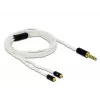 Audiokabel DeLOCK 85846 1,2 m 4,4 mm 2x MMCX Weiß