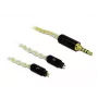 Audiokabel DeLOCK 85849 1,25 m 3,5 mm Weiß