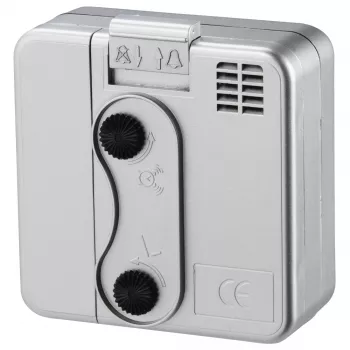 Hama A50 Quarz-Wecker Silber