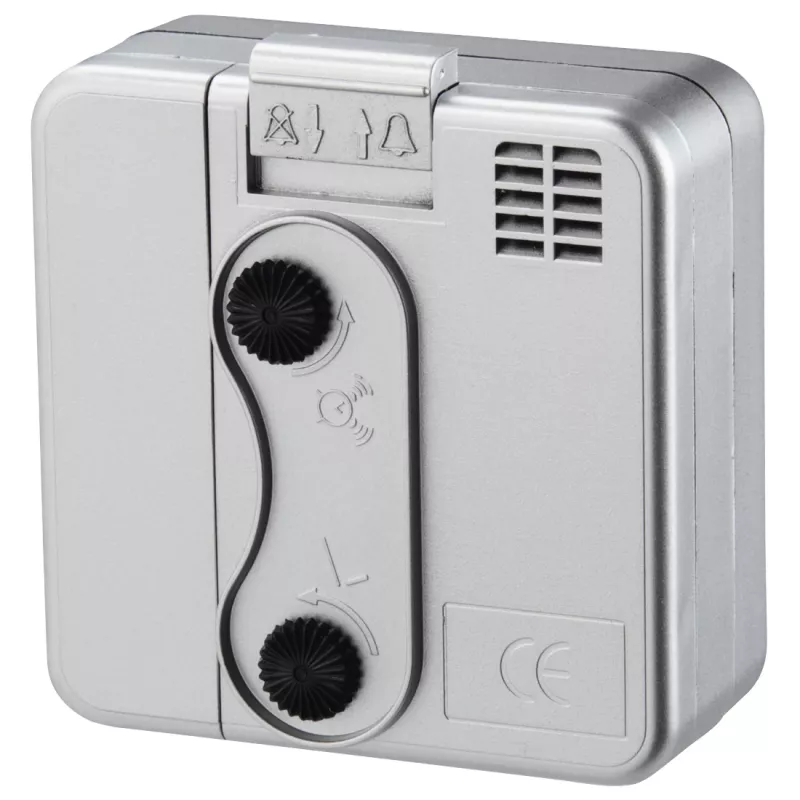 Hama A50 Quarz-Wecker Silber