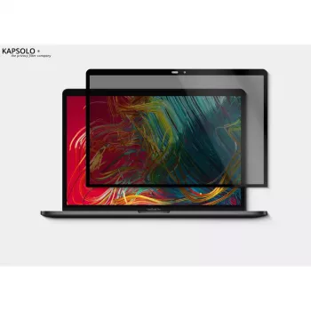 Magnetischer Blickschutzfilter Kapsolo für Apple MacBook Pro 16 Zoll Retina (2019) — 9H Härte, 50 % Lichtdurchlässigkeit, 30° Blickschutz, 40,6 cm