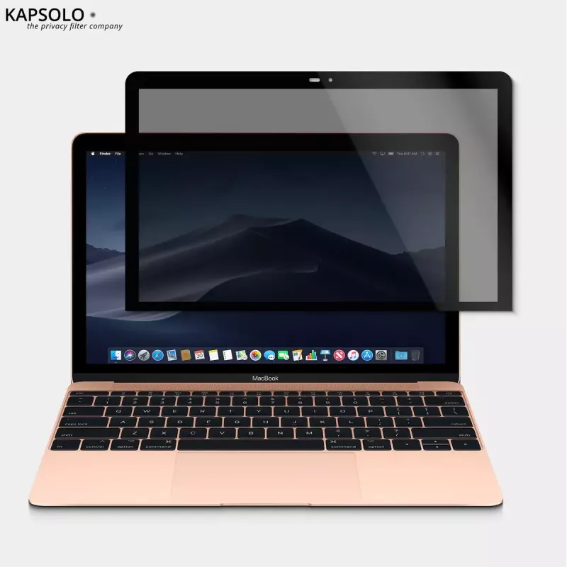 Magnetischer Blickschutzfilter Kapsolo für Apple MacBook Pro 16 Zoll Retina (2019) — 9H Härte, 50 % Lichtdurchlässigkeit, 30° Blickschutz, 40,6 cm