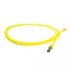 ACT Gelbes 5 Meter SFTP CAT8 Patchkabel rastnasenfrei mit RJ45-Steckern