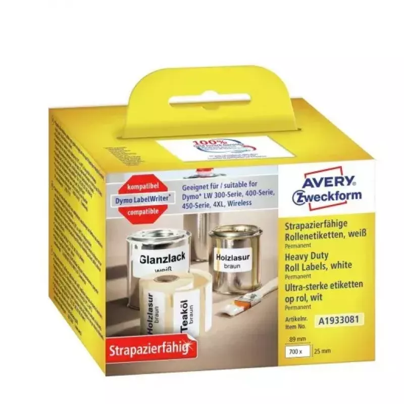 Selbstklebendes Etikett Rechteck Avery A1933081