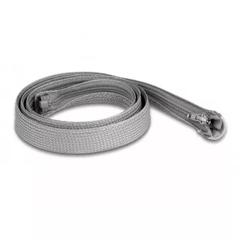 Geflechtschlauch DeLOCK 20824 1m x 20mm Grau