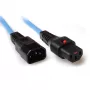 ACT Stromkabel C13 IEC Lock - C14 blau 3 m, PC963