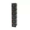 ACT C13 IEC Lock Net Entree (6x Ausgang) - schwarz, PA135015BK6