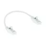 ACT Weiß 0,5 Meter LSZH U/UTP CAT6 Datacenter Slimline Patchkabel mit Rastnasenschutz und RJ45-Steckern