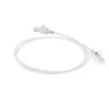 ACT Weiß 5 Meter LSZH U/UTP CAT6 Datacenter Slimline Patchkabel rastnasenschutz mit RJ45-Steckern