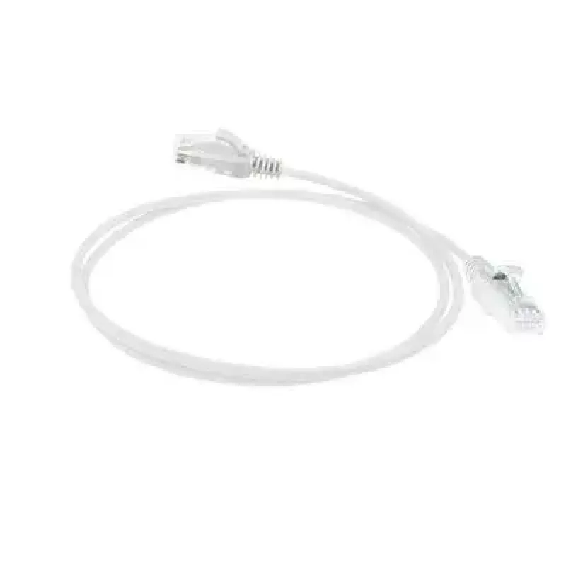 ACT Weiß 5 Meter LSZH U/UTP CAT6 Datacenter Slimline Patchkabel rastnasenschutz mit RJ45-Steckern