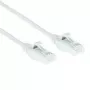 ACT Weiß 5 Meter LSZH U/UTP CAT6 Datacenter Slimline Patchkabel rastnasenschutz mit RJ45-Steckern