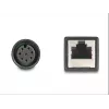 DeLOCK M12 Adapterkabel A-kodiert 8-polig Buchse auf RJ45 Buchse 50 cm