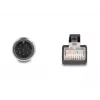 Netzwerkkabel DeLOCK M12 Adapterkabel A-kodiert 8-polig Stecker auf RJ45 Stecker 50 cm