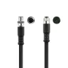 ACT Industrial 3,00 Meter Sensorkabel M8A 3-polig Stecker auf M8A 3-polig Buchse, Ultraflex Xtreme TPE Kabel, geschirmt