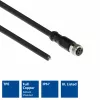 ACT Industrial 5,00 Meter Sensorleitung M8A 3-polig Buchse auf offenes Ende, Ultraflex Xtreme TPE Leitung, geschirmt