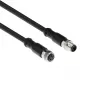 ACT Industrial 3,00 Meter Sensorkabel M8A 4-polig Stecker auf M8A 4-polig Buchse, Ultraflex Xtreme TPE-Kabel, geschirmt