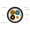 ACT Industrial 1,50 Meter Sensorkabel M8A 4-polig Stecker auf M8A 4-polig Stecker, Ultraflex Xtreme TPE-Kabel, geschirmt