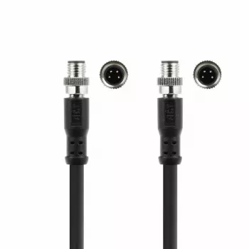 ACT Industrial 3.00 Meter Sensorkabel M8A 4-polig Stecker auf M8A 4-polig Stecker, Ultraflex Xtreme TPE-Kabel, geschirmt