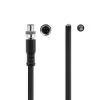 ACT Industrial 1,50 Meter Sensorkabel M8A 4-polig Stecker auf offenes Ende, Ultraflex Xtreme TPE Kabel, geschirmt