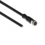 ACT Industrial 3,00 Meter Sensorkabel M8A 4-polig Buchse auf offenes Ende, Ultraflex Xtreme TPE Kabel, geschirmt