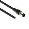 ACT Industrial 1,50 Meter Sensorkabel M12A 4-polig Stecker auf offenes Ende Superflex Xtreme TPE-Kabel, geschirmt