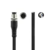 ACT Industrial 3,00 Meter Sensorkabel M12A 4-polig Stecker auf offenes Ende Superflex Xtreme TPE-Kabel, geschirmt