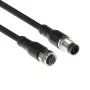 ACT Industrial 5.00 Meter Sensorkabel M12A 5-polig Stecker auf M12A 5-polig Buchse, Superflex Xtreme TPE-Kabel, geschirmt