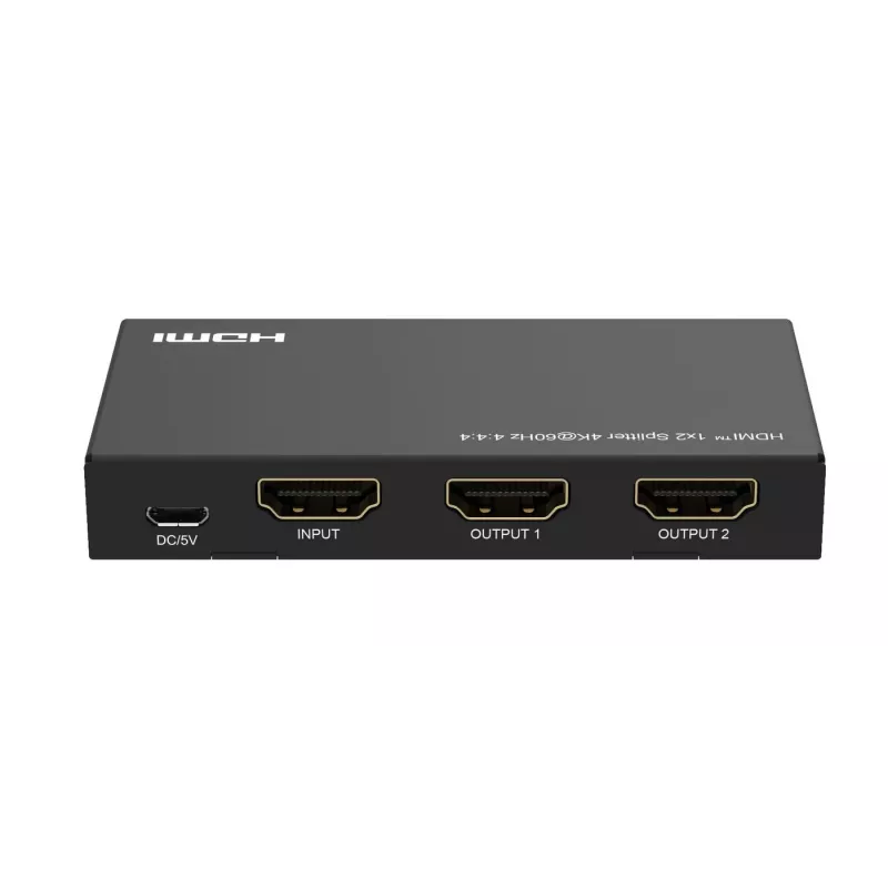 HDMI Splitter Microconnect MC-HDMISPLITTER0102-4K 4K-Auflösung Schwarz