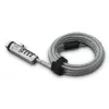 Hama USB-Kabelschloss Silber, Transparent 1,8 m