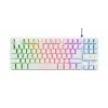 Trust GXT 833W Thado Tastatur Gaming USB QWERTZ Deutsch Weiß