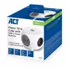 ACT AC2425 Stromverlängerung 1,5 m 3 AC-Steckdosen Innenbereich Weiß