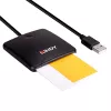 Lindy USB 2.0 Smart Card Reader, USB, Schwarz, 1,2 m, 480 MB/s, 2 Jahr(e), CE, Federal Communications Commission (FCC), REACH, RoHS
