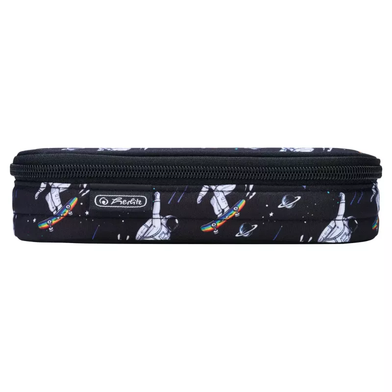 Herlitz Space Skater Softes Federmäppchen Polyester Dunkelblau Weiß